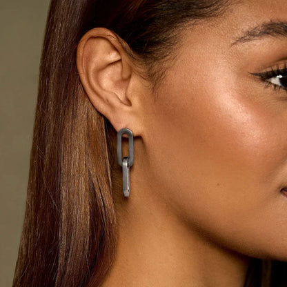Link Drop Earrings - Virella Jewelry
