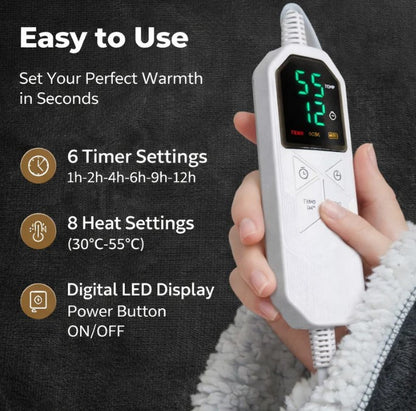 SnugoHome Cozy Heated Blanket