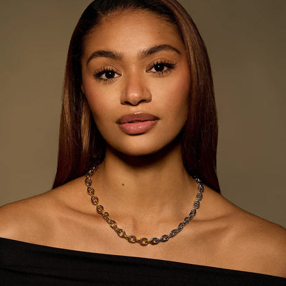 XL Two-Tone Link Chain - Virella Jewelry