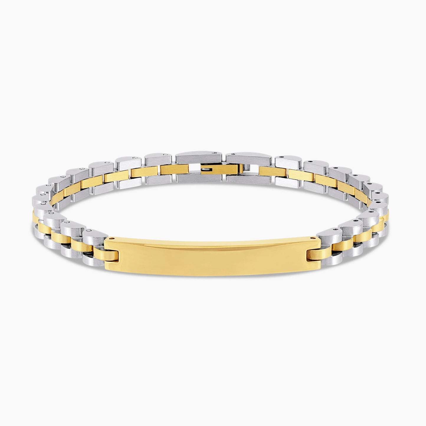 Jubilee Bracelet with Engraved Bar - Virella Jewelry